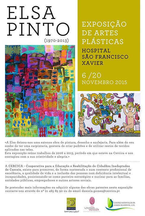 Elsa Pinto - Exposição de artes plásticas 2015